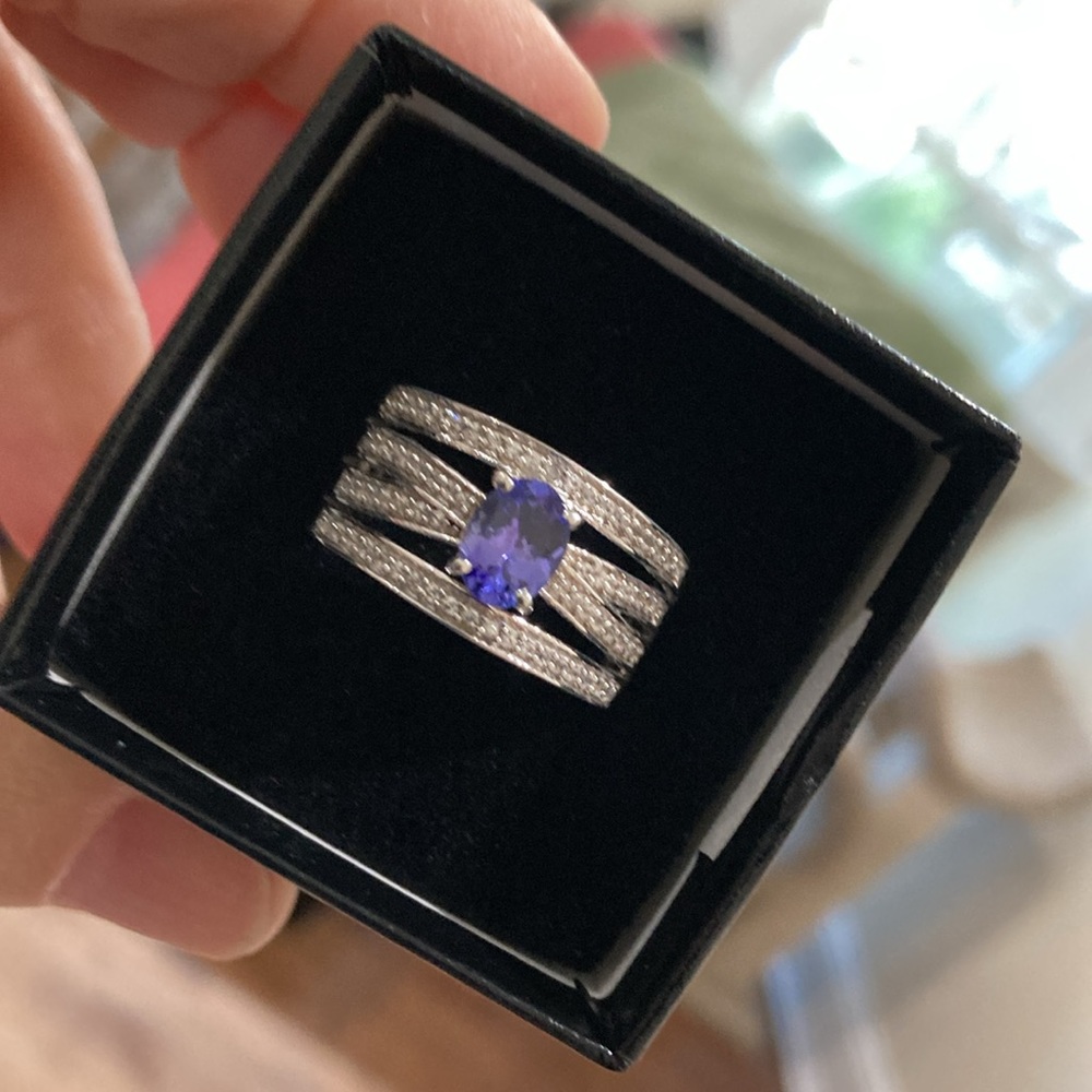 Tanzanite in Sterling - Picture 11 of 14